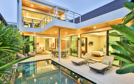 3 bed pool villa for rent rawai