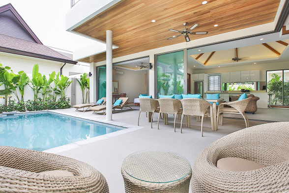 4 bedroom private pool villas for rent at ka villa rawai phuket